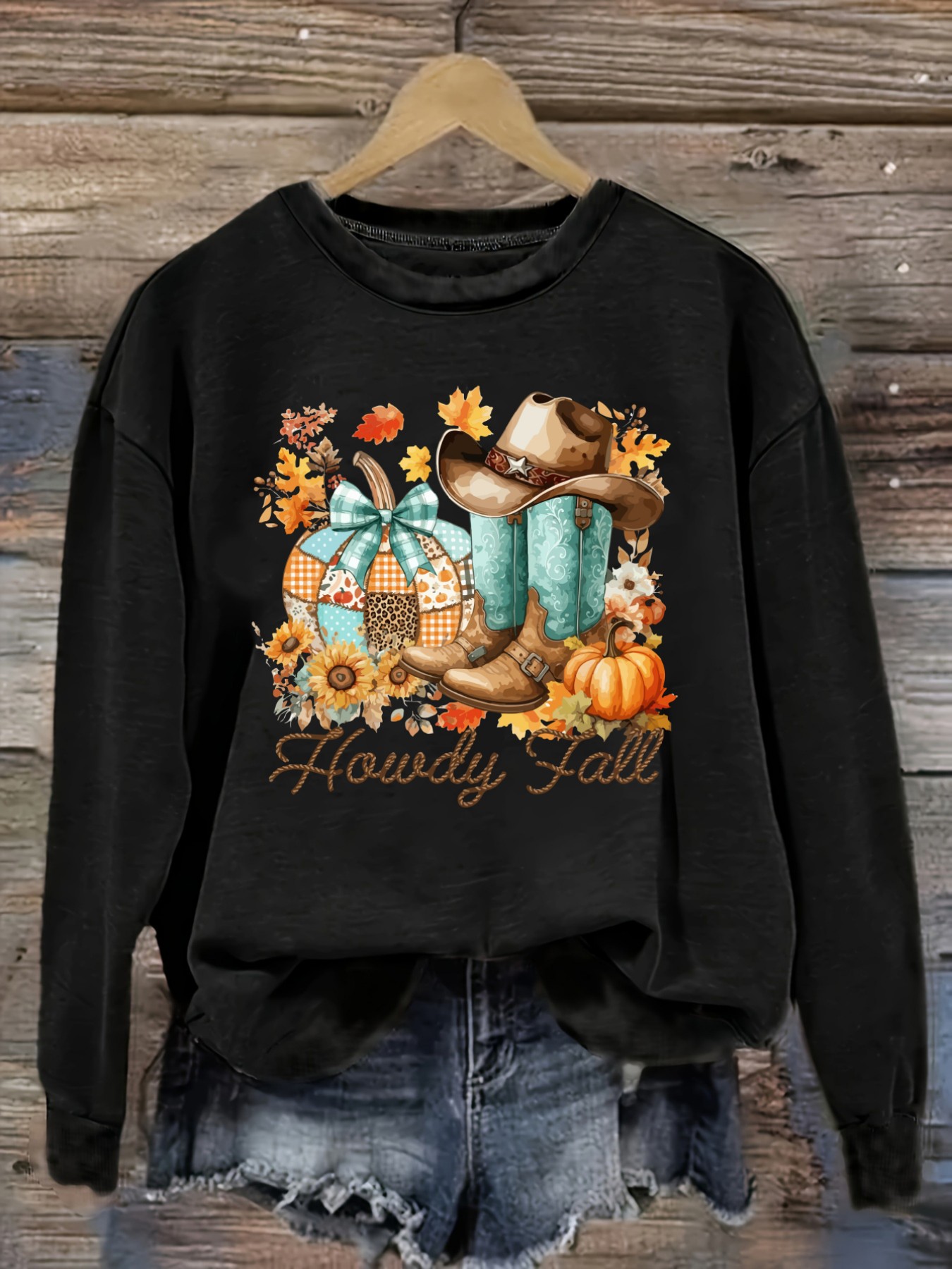 Winter Clothing Usa - Women's Casual Long Sleeve Crew Neck