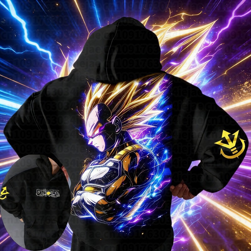 Winter Clothing For Boys - 2026 Dragon Ball Men's Hoodie Sweater