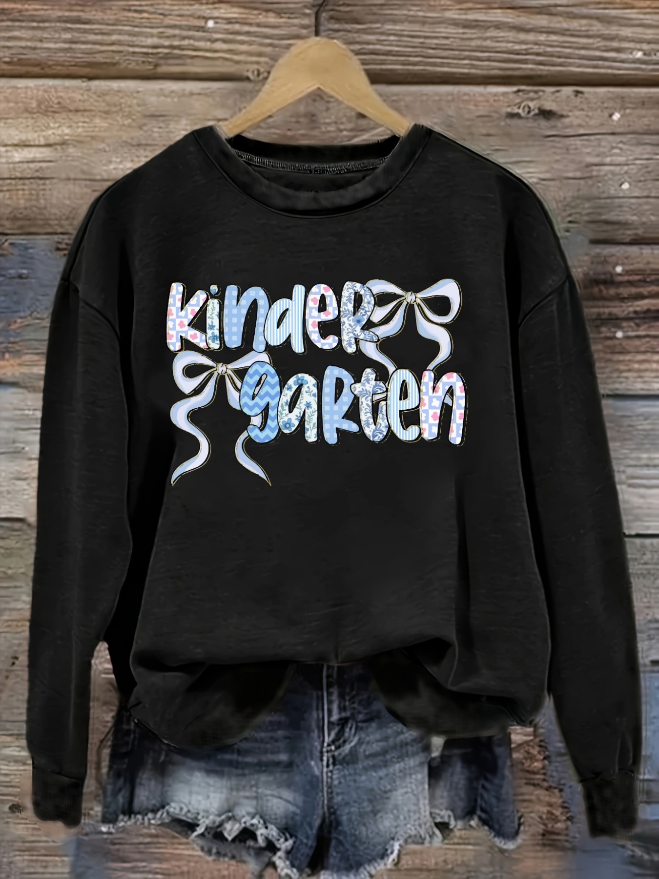 Winter Clothing Usa - Women's Casual Long Sleeve Crew Neck