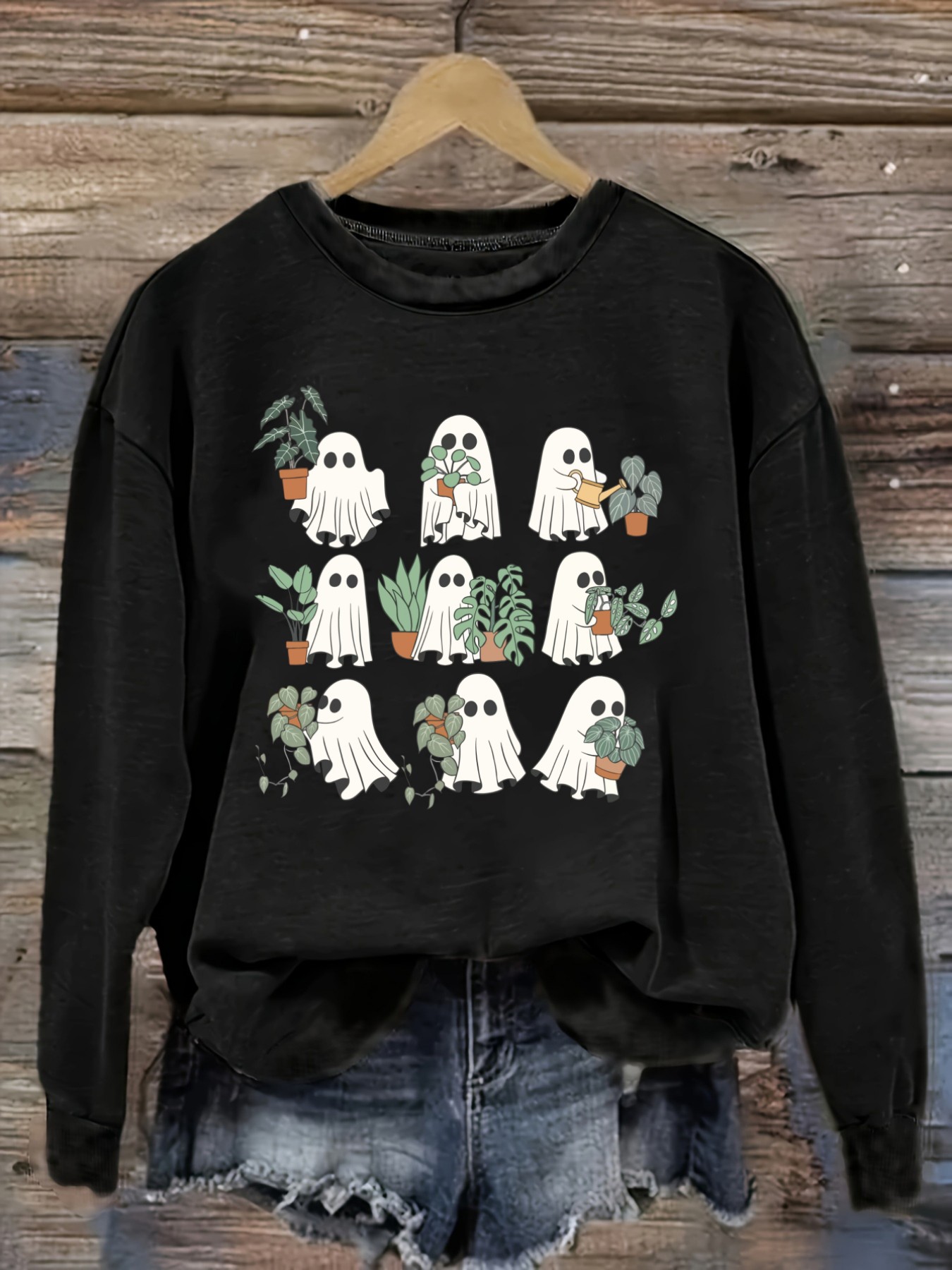 Winter Clothing Usa - Women's Casual Long Sleeve Crew Neck