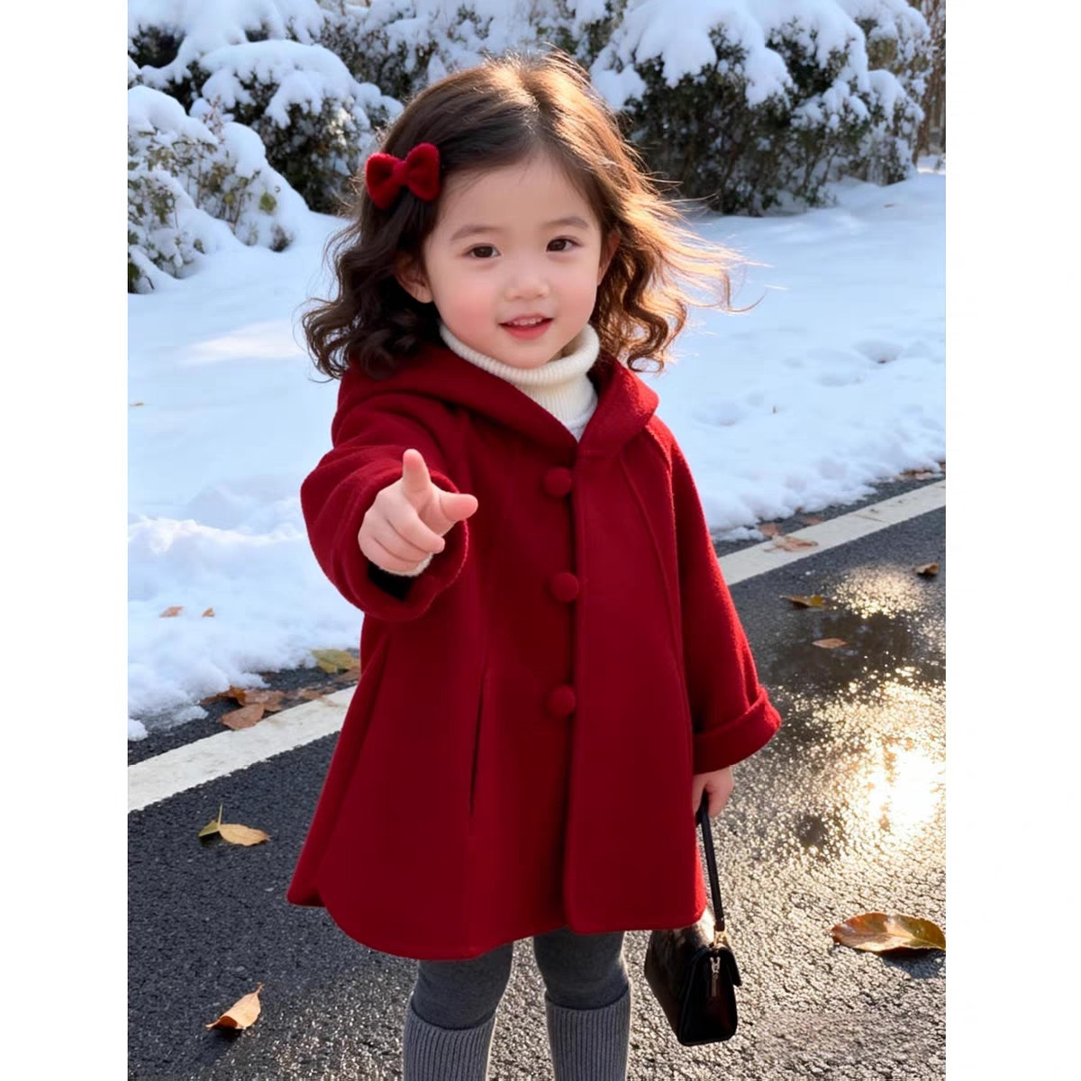 Girls Wool Coat Autumn Winter  - Winter Clothing For Babies ulasan dan harga