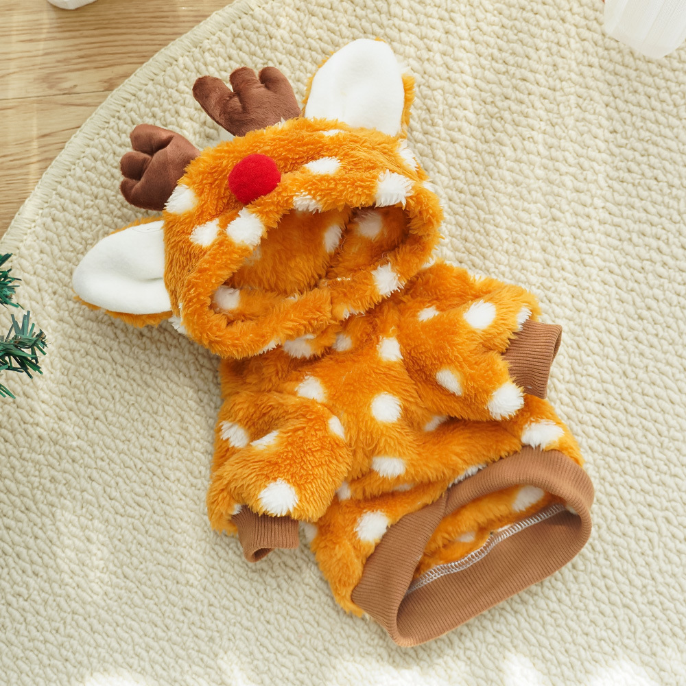 Cute Christmas Reindeer Pet Cl - Winter Clothing Must Haves ulasan dan harga