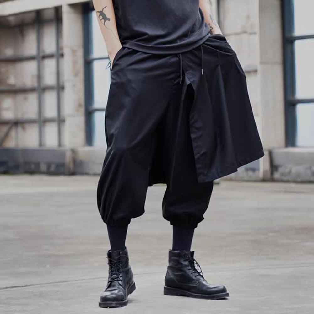 Mens Autumn Harem Pants Irregu - Winter Clothing Layers ulasan dan harga