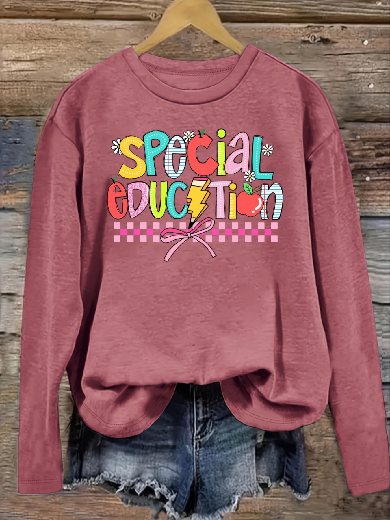 Women's Casual Long Sleeve Cre - Winter Clothing Usa ulasan dan harga