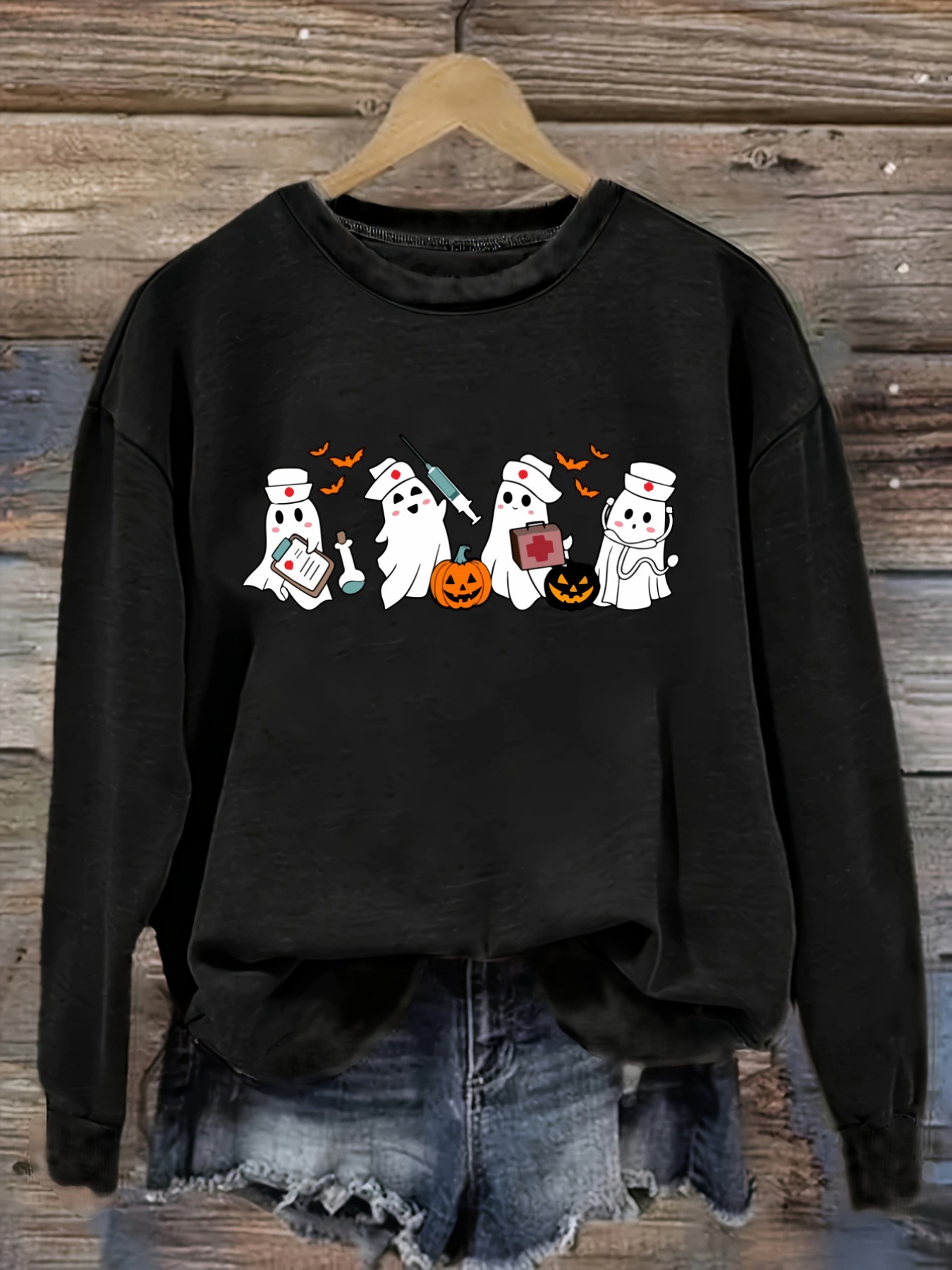 Women's Casual Long Sleeve Cre - Winter Clothing Usa ulasan dan harga