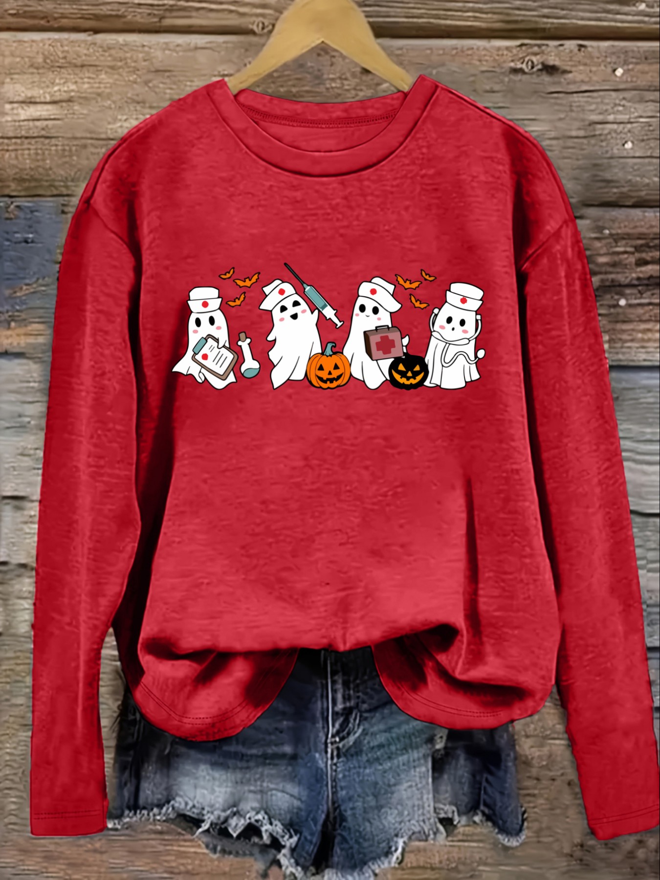 Women's Casual Long Sleeve Cre - Winter Clothing Usa ulasan dan harga