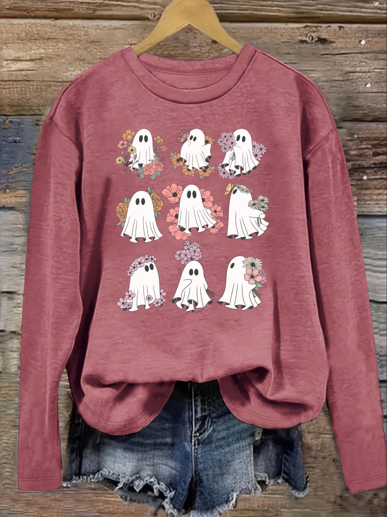 Women's Casual Long Sleeve Cre - Winter Clothing Usa ulasan dan harga