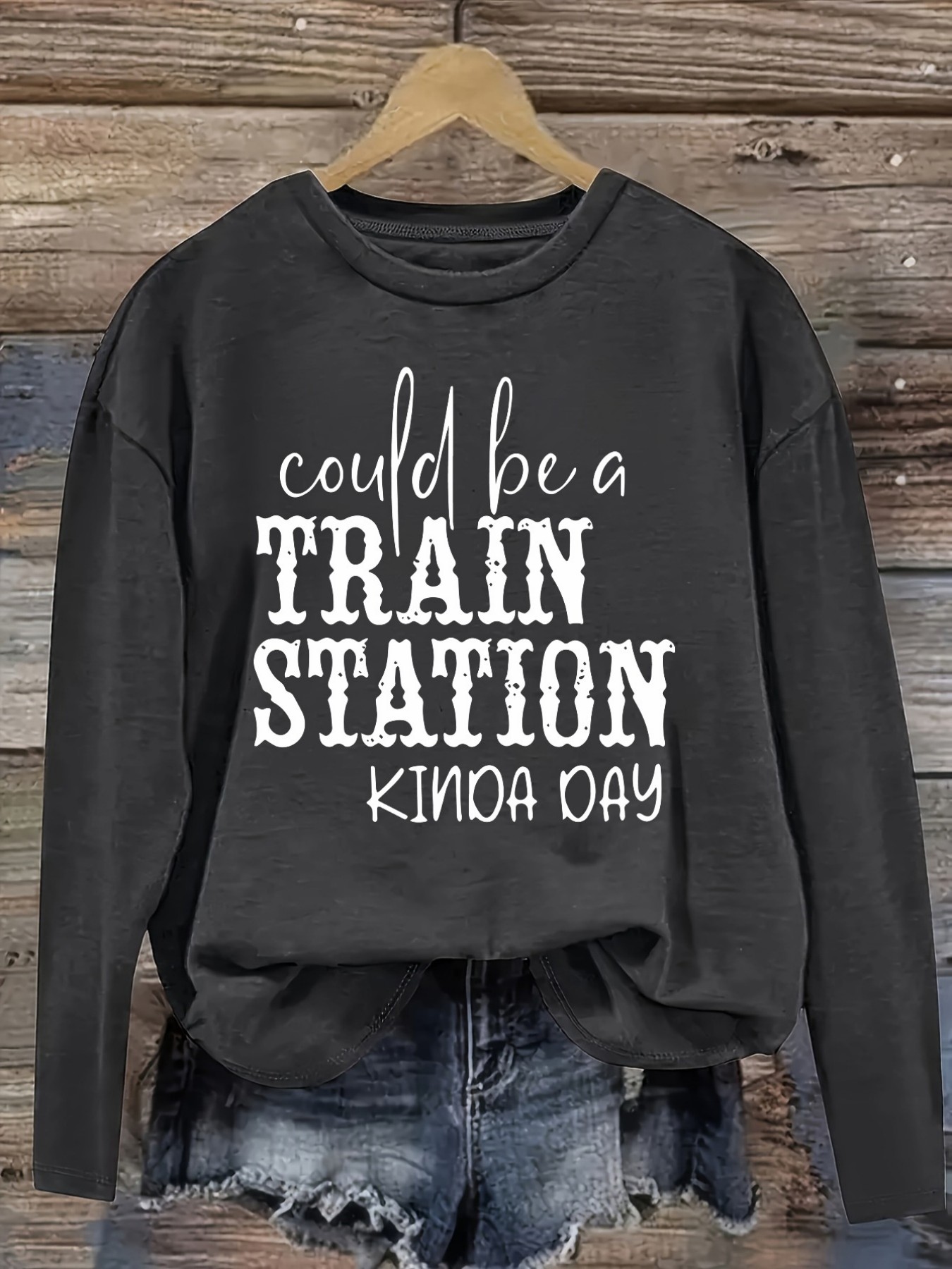 Women's Casual Long Sleeve Cre - Winter Clothing Usa ulasan dan harga