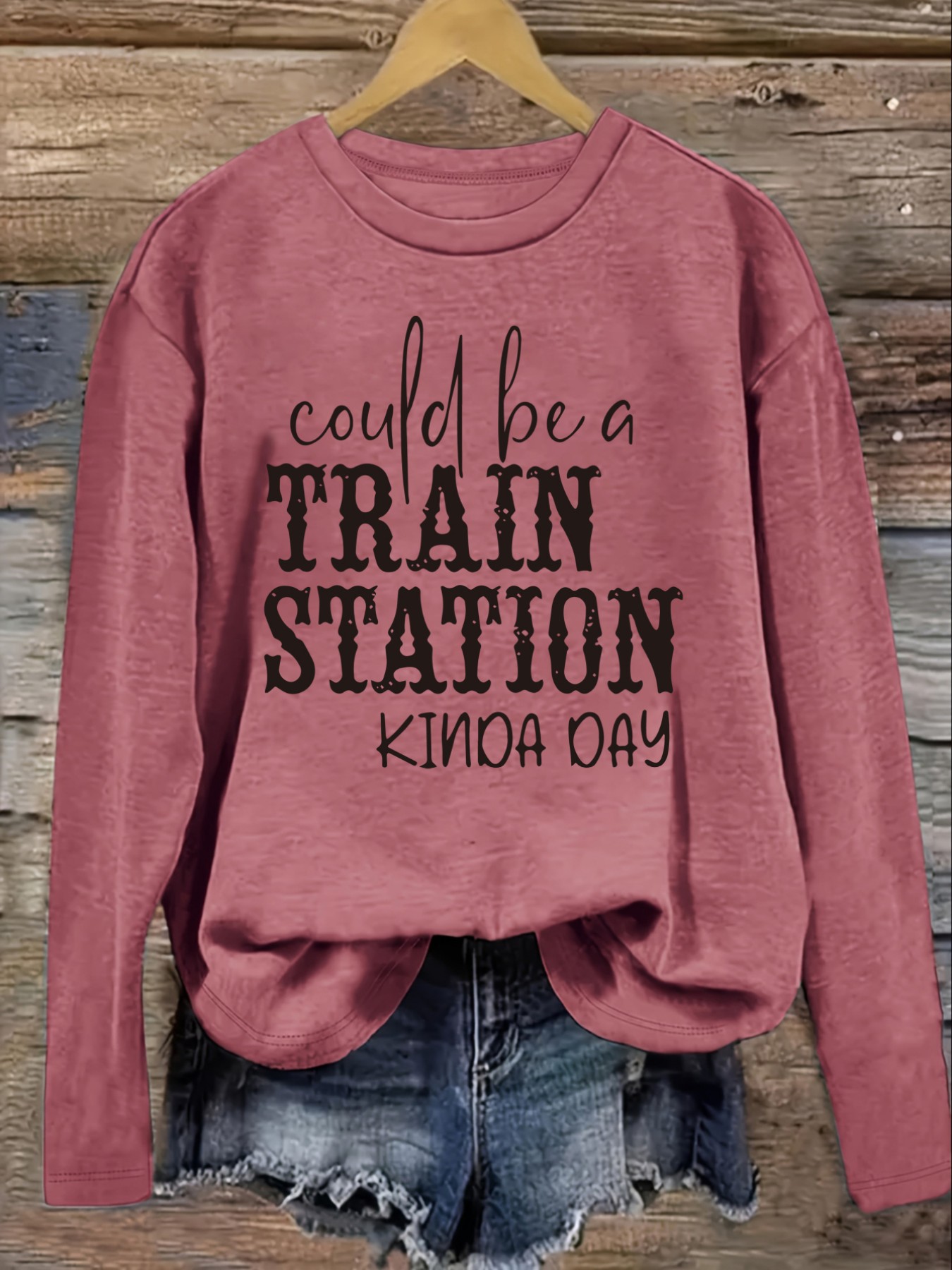 Women's Casual Long Sleeve Cre - Winter Clothing Usa ulasan dan harga