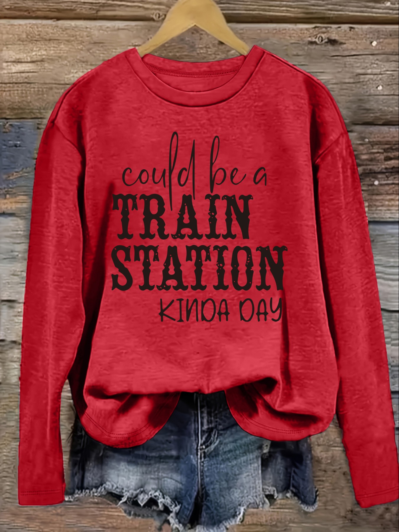 Women's Casual Long Sleeve Cre - Winter Clothing Usa ulasan dan harga
