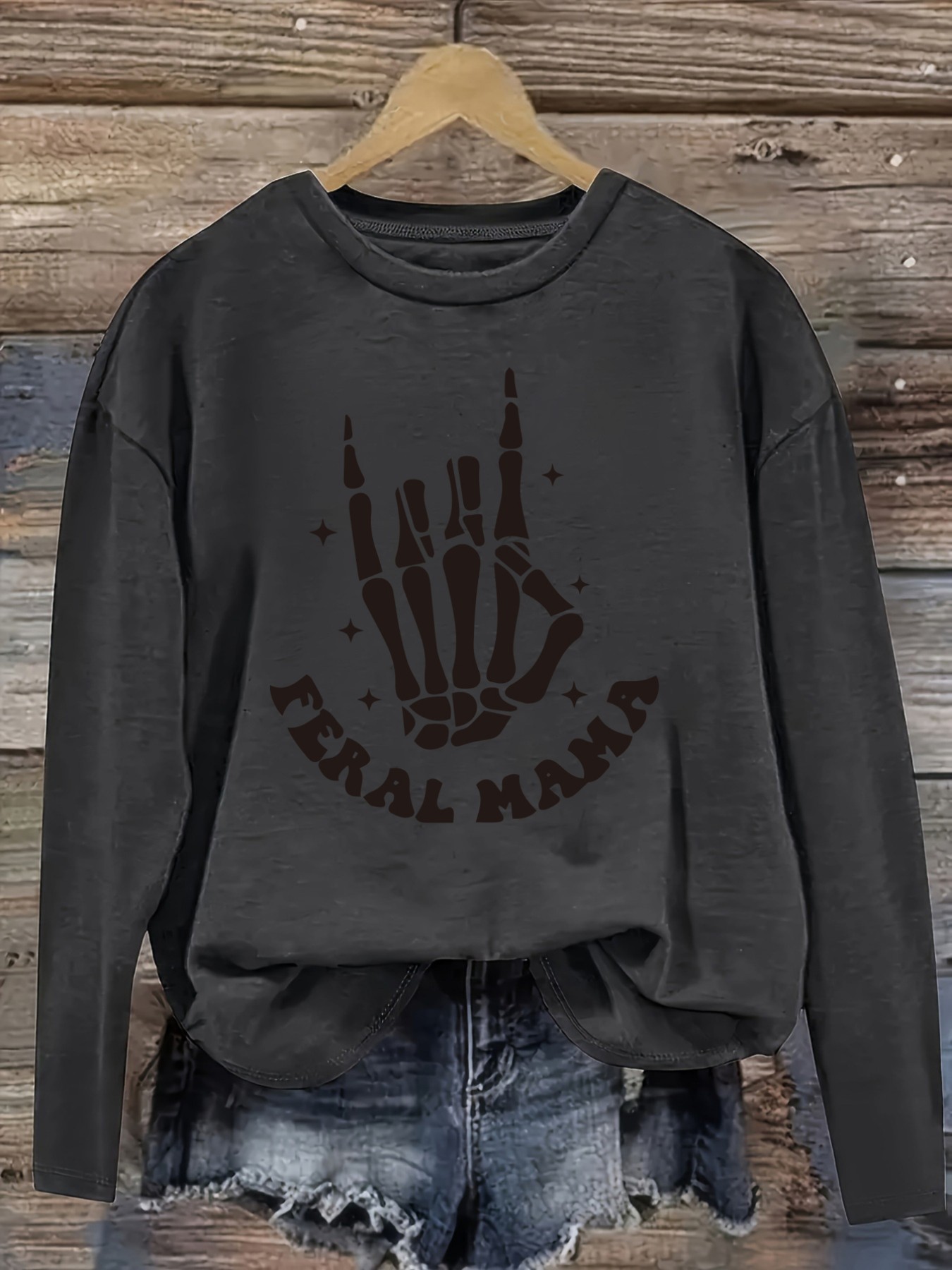 Women's Casual Long Sleeve Cre - Winter Clothing Usa ulasan dan harga