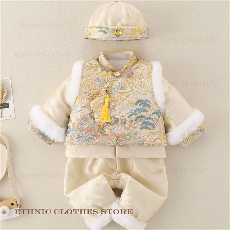 Boys Baby Hundred Days Tang Su - Winter Clothing For Babies ulasan dan harga
