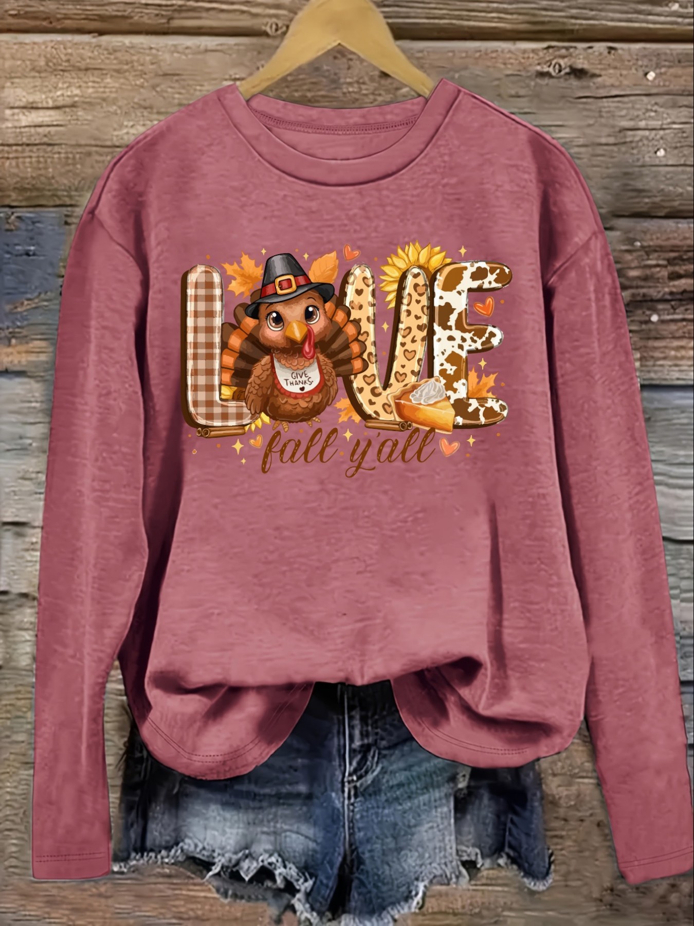 Women's Casual Long Sleeve Cre - Winter Clothing Usa ulasan dan harga