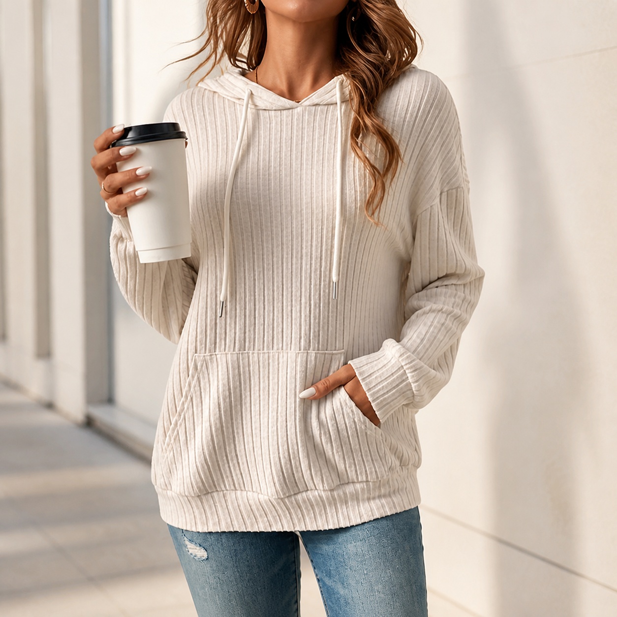 Women's Sweater Hoodie Winter  - Winter Clothing Types ulasan dan harga