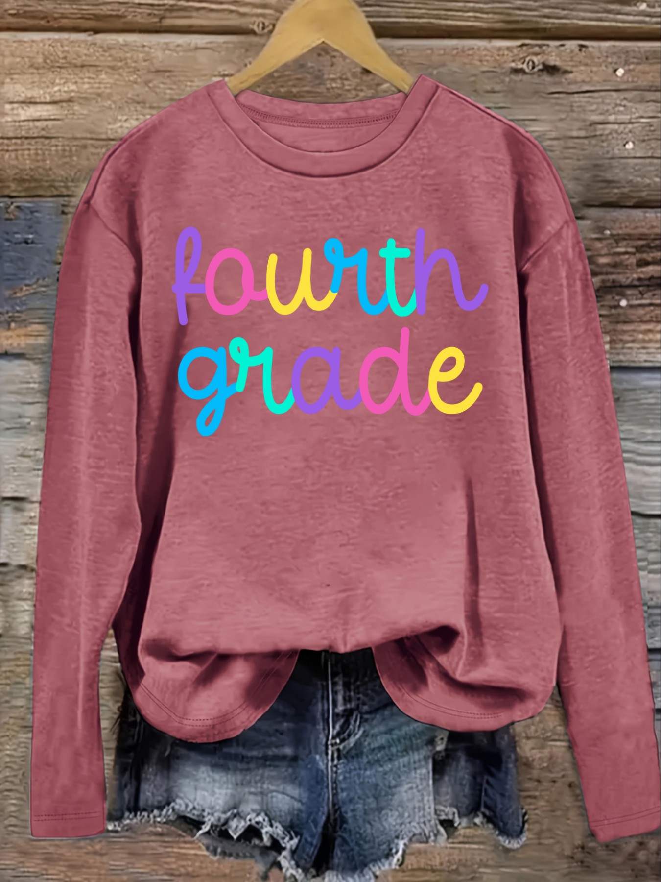 Women's Casual Long Sleeve Cre - Winter Clothing Usa ulasan dan harga
