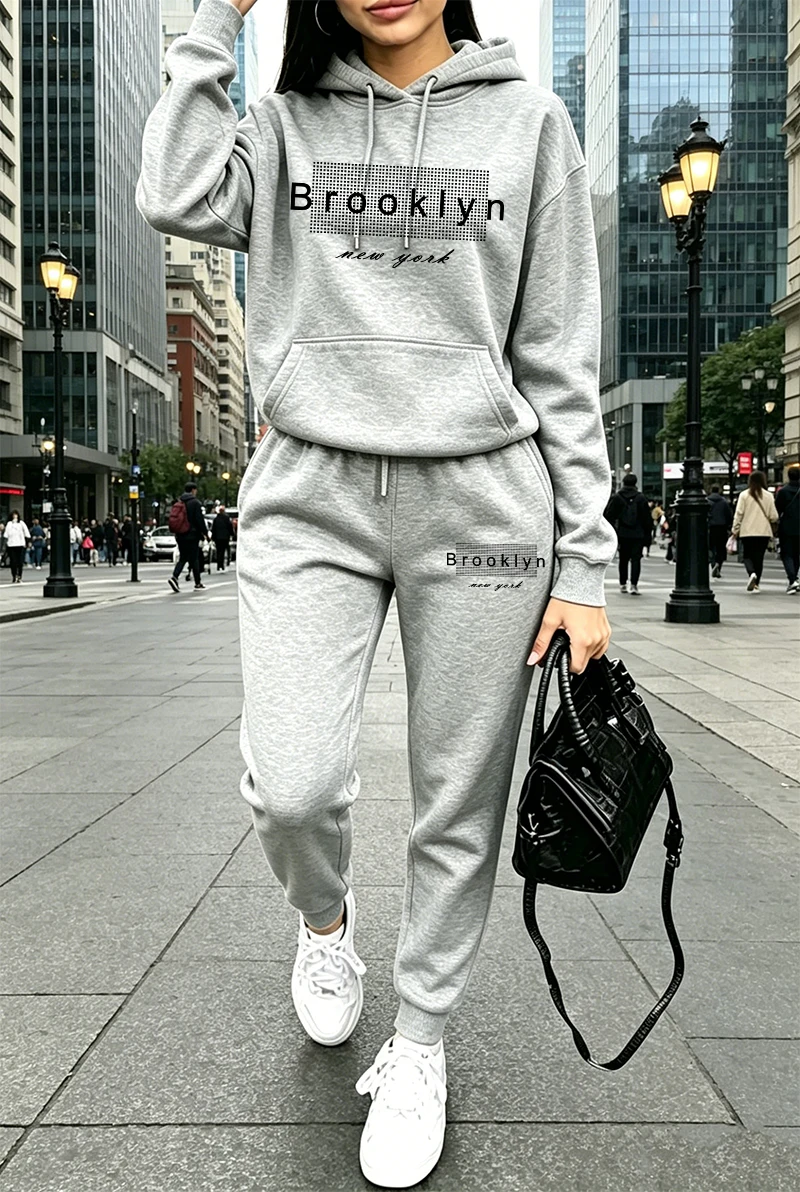 Womens Tracksuit Printing Casu - Winter Clothing Usa ulasan dan harga