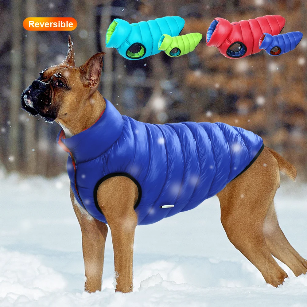 Warm Winter Dog Clothes Vest R - Winter Clothing Layers ulasan dan harga