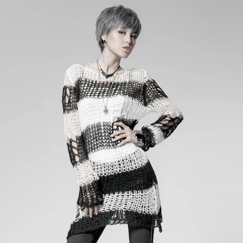 PUNK RAVE Women's Punk Broken  - Winter Clothing Visuals ulasan dan harga