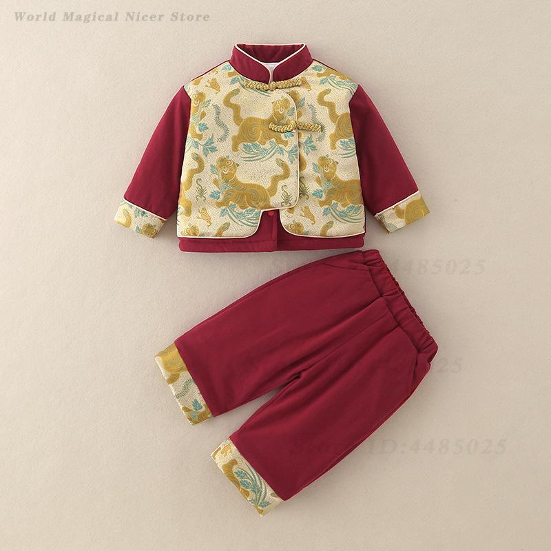 Autumn Winter Thick Tang Suit  - Winter Clothing For Babies ulasan dan harga