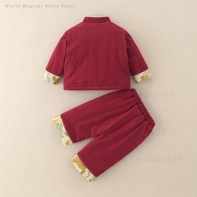 Autumn Winter Thick Tang Suit  - Winter Clothing For Babies ulasan dan harga