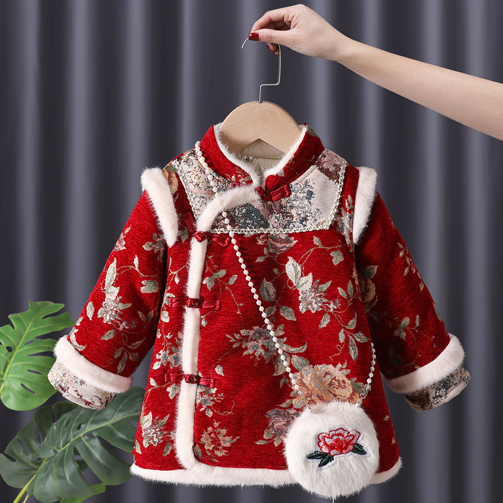 Winter Baby Girls Hanfu Kids P - Winter Clothing For Babies ulasan dan harga