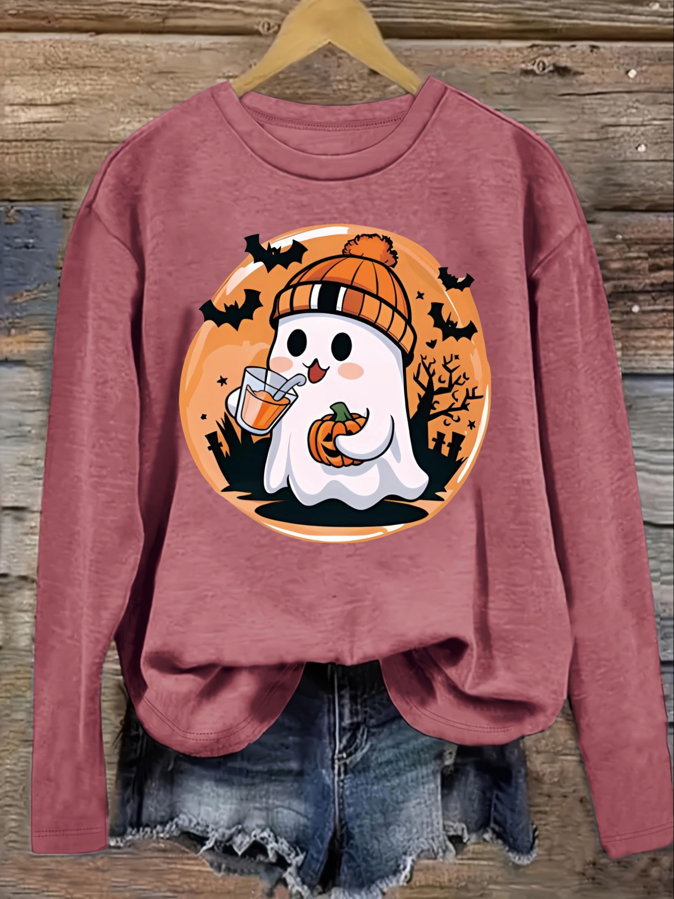 Women's Casual Long Sleeve Cre - Winter Clothing Usa ulasan dan harga