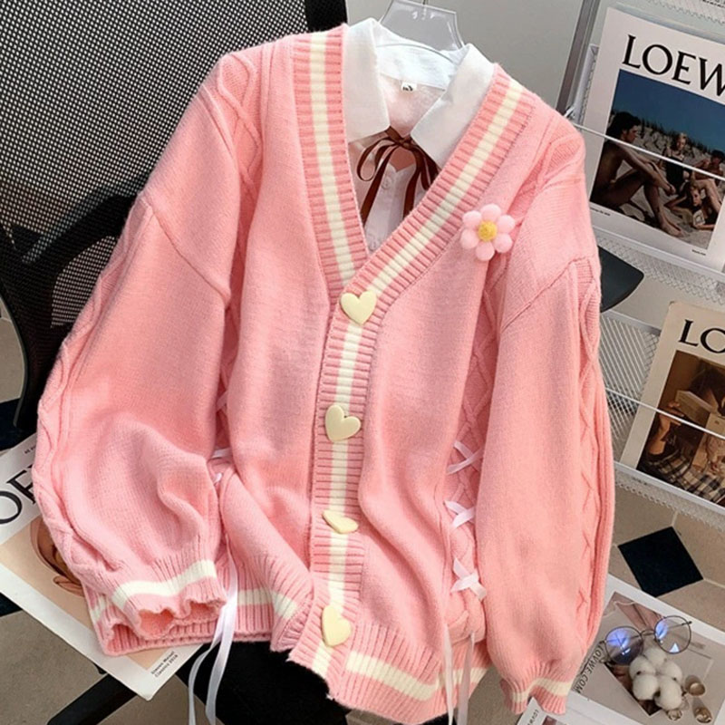 Japanese Style Cute Flower Kni - Winter Clothing Factory Outlet ulasan dan harga