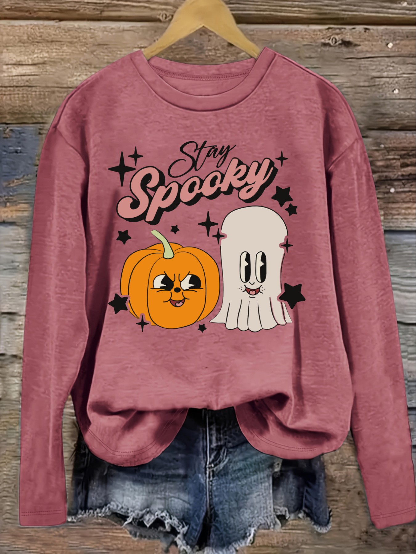 Women's Casual Long Sleeve Cre - Winter Clothing Usa ulasan dan harga