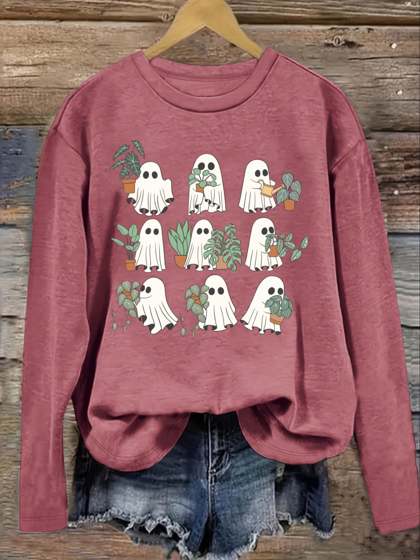 Women's Casual Long Sleeve Cre - Winter Clothing Usa ulasan dan harga