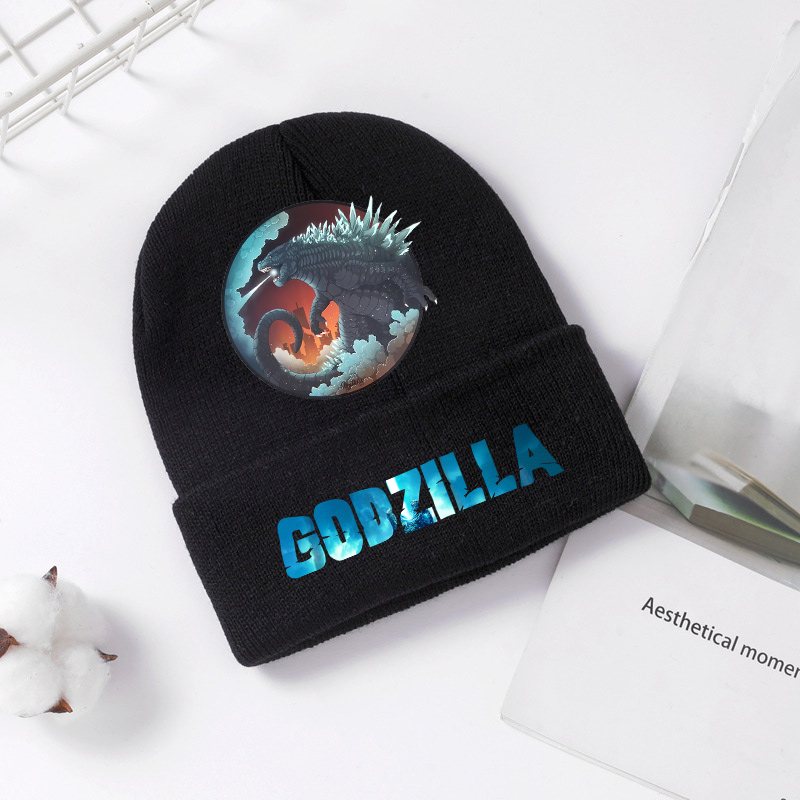 Godzilla Knitted Hat Winter Sp - Winter Clothing For Babies ulasan dan harga