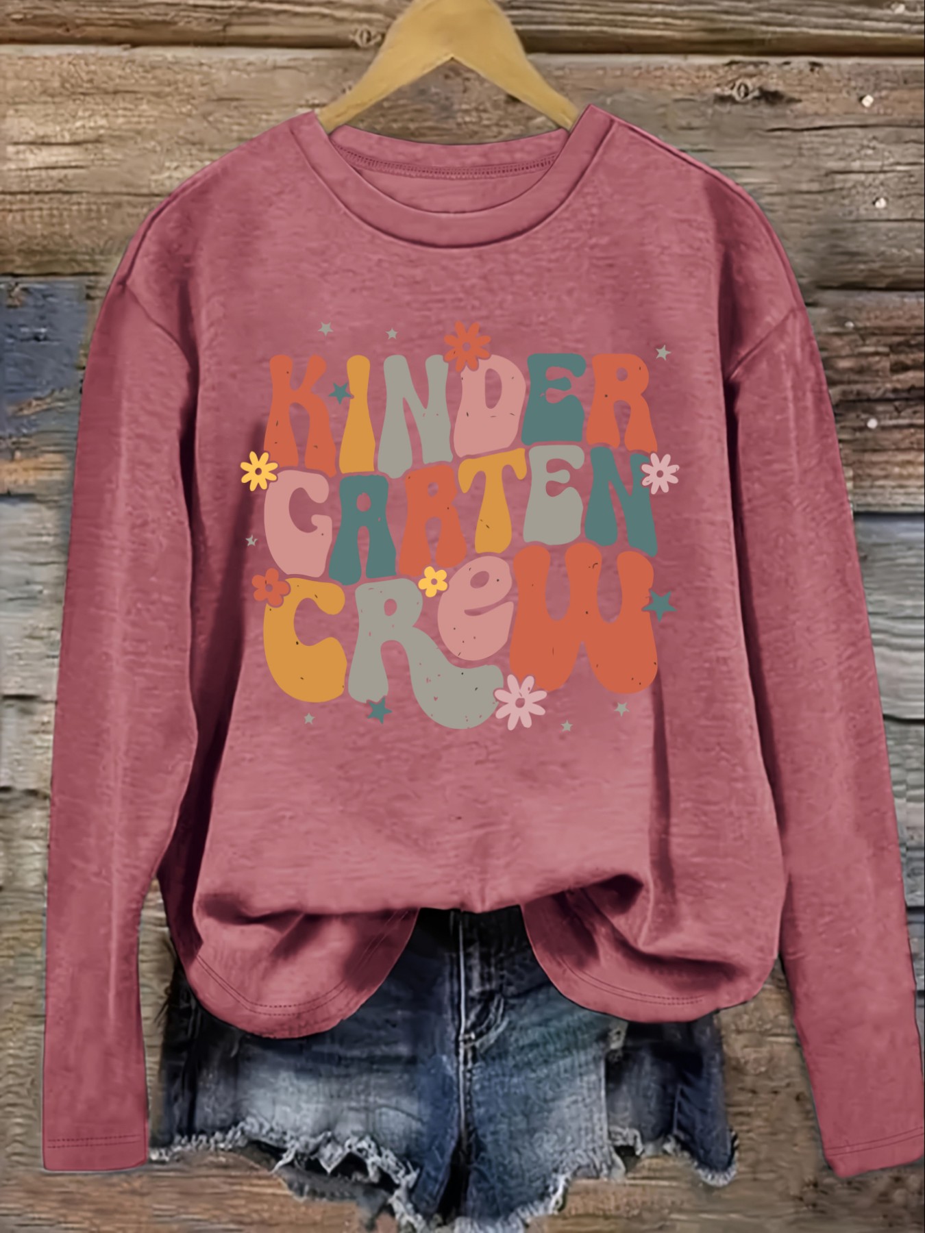 Women's Casual Long Sleeve Cre - Winter Clothing Usa ulasan dan harga
