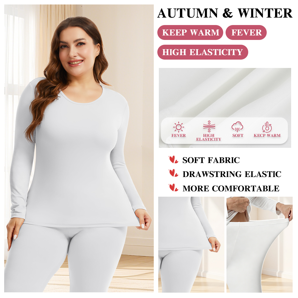 XL-5XL Women's Thermal Underwe - Winter Clothing Layers ulasan dan harga